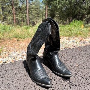 Black Western Cowboy Boots
